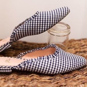 J.Crew Women's Pointed-Toe Flats in Navy
Gingham